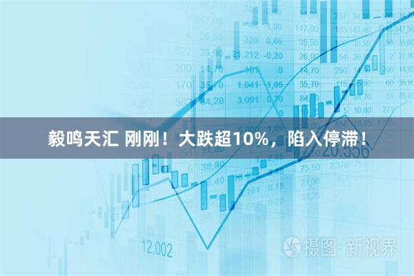 毅鸣天汇 刚刚！大跌超10%，陷入停滞！